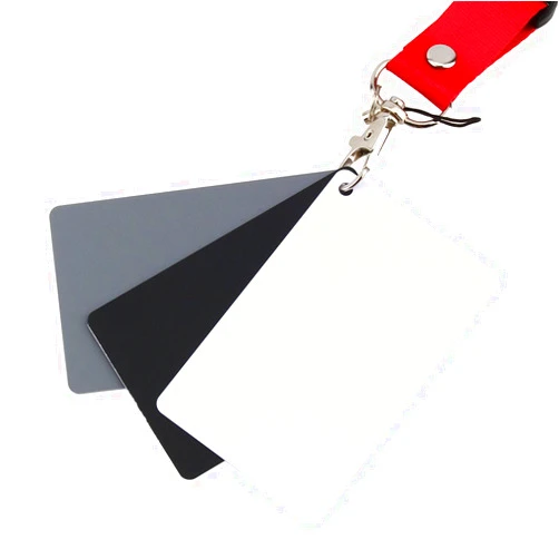 Yunseity Grey Card White Balance Card, Photos Color Balance 18% Exposure Photography Card for Custom Calibration Camera Checker Video, DSLR and Film