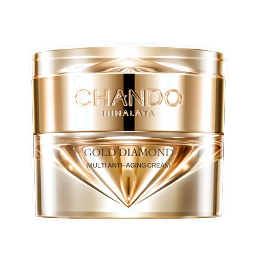 CHANDO HIMALAYA Gold Diamond Multi Anti-aging Cream (55g/1.94oz) - Super Multi-Corrective Night Cream, Reducing Wrinkle Cream, Firms Skin, Paraben-free