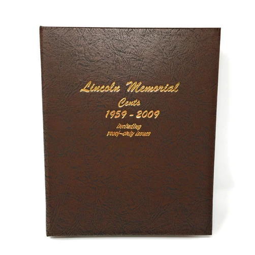 Dansco US Lincoln Memorial Cent Coin Album 1958 - 2009 with Proof #8102