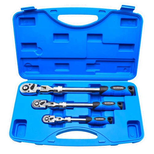 YOTOO Extendable Ratchet Set 3Pcs 1/4