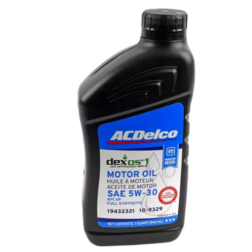 DIINGO Premium Funnel Bundle with Compatible ACDelco GM Original Equipement 1QT Full Synthetic Engine Oil Sae 5W-30 10-9329 (19432321) Dexos1 Gen3 (2 items)
