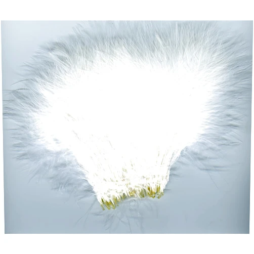 Wapsi Marabou Color: White; Style: Strung
