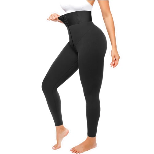 SHAPELLX Leggings for Women Tummy Control High Waisted Shapewear Leggings Non-See-Through Workout Compression Pants