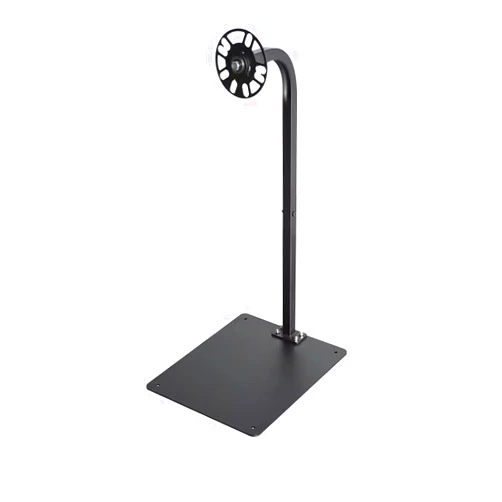 KK-GAL 360° Rotating Rim Display Stand, Rolling Manual Rotating Hub Holder, Simulated Wheel Rim Dynamic Style, Garage Lazy Susan Rim Display Stand, Auto Repair Shop Single Rim Display Rack,L