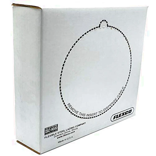 Flexco 50662 NC1-C Nylon Covered Steel Cable For Alligator Staple Fastener 125 - 100' Box