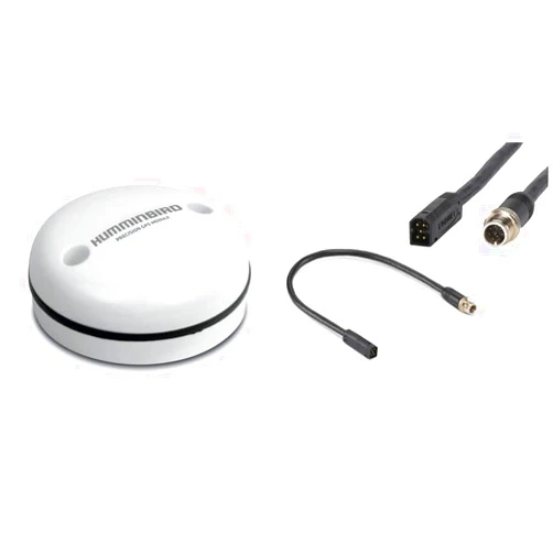 Humminbird AS GPS HS Precision GPS Receiver with Heading Sensor and Humminbird 720074-1 AS EC QDM 700 Series Ethernet Adapter Cable