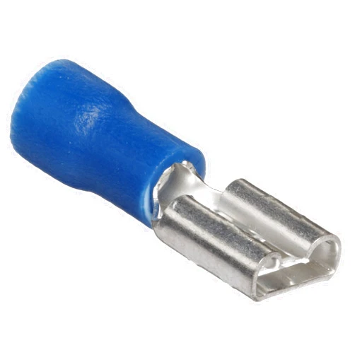 Artist Unknown Morris Products 10324 Female Disconnect, Vinyl Insulated, Blue, 16-14 Wire Size, 0.032
