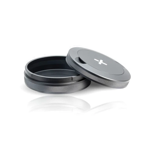 X KNOX TinX Premium Storage Container for SNUS Features Twist Lock and Knurled Sides | Prevent Spillage and Strong Grip | SNUS Metal Can | Pill Container | Airtight Container | Gunmetal Grey SNUS Container