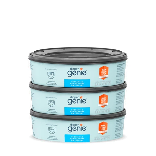 Diaper Genie Bags Refills 270 Count (Pack of 3) with Max Odor Lock | Holds Up to 810 Newborn Diapers