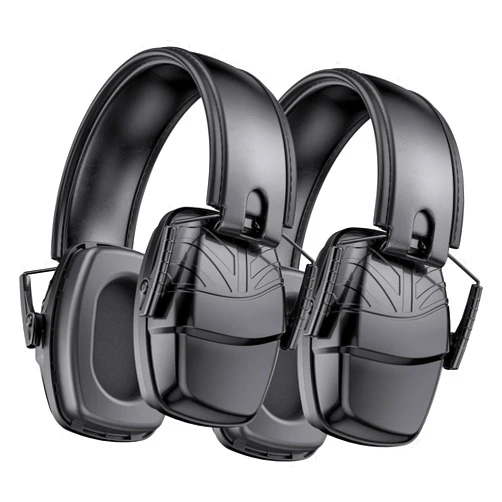Link Dream 2Pack Shooting Ear Protection, NRR 35dB Ear Protection Hearing Protection Noise Cancelling Ear Muffs with Adjustable Headband for Gun Range Hunting
