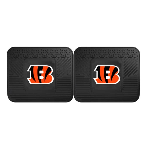 FANMATS NFL Unisex-Adult Back Seat Car Utility Mats - 2 Piece Set