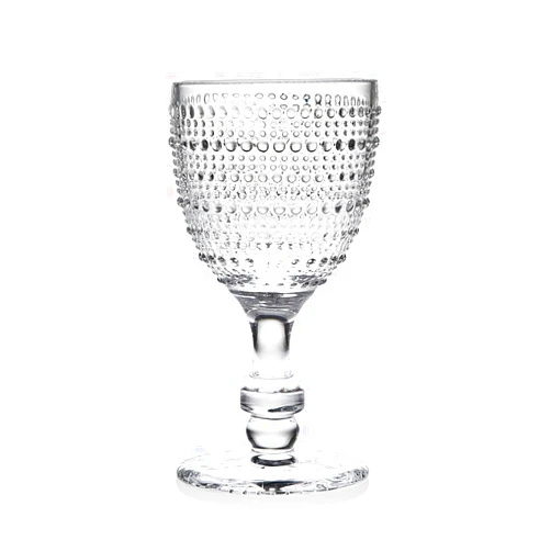 Godinger Wine Glasses Goblets, Beverage Stemmed Glass Cups - Lumina, 9oz, Set of 4