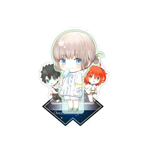 Algernon Products Fate/Grand Order Charatoria Acrylic Stand Pretender/Oberon (Refreshing Summer Prince), Approx. W 3.9 x H 3.9 inches (100 x 100 mm), Acrylic