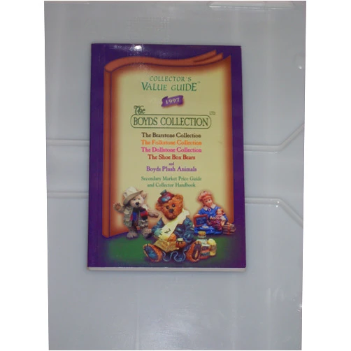 By Collectors (Author) Collector's Value Guide 1997, the Boyds Collection: The Bearstone Collection, the Folkstone Collection, the Dollstone Collection. the Shoe Box Bears ... Plush Animals : Secondary Market Price guid