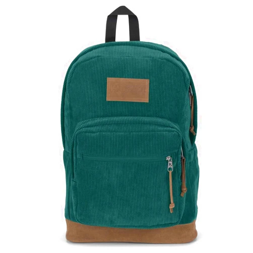 JanSport Right Pack Expressions Backpack - Travel, Work, or Laptop Bag - Deep Juniper Corduroy