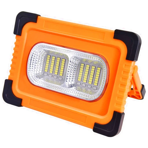 MarsPro Solar Emergency Charging Lamp,Portable Solar Light Rechargeable Flood Light with Stand 10000mAh Power Bank Waterproof LED Light for Outdoor Camping Hiking Emergency Lighting
