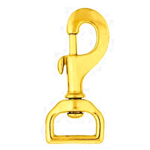 Weaver Leather #17 Flat Swivel Snap (Solid Brass)