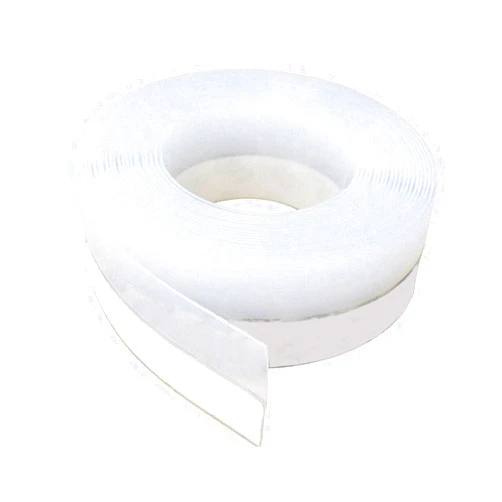 SAKUYV Weather Stripping Silicone Seal Strip Door Bottom Strip Silicone Sealing Sticker Adhesive for Doors and Windows Gaps of Anti-Collision,16 Ft, Translucent(25 mm-Width)