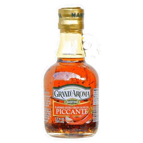 Mantova 8.5 Oz Grand'aroma Piccante Flavored Extra Virgin Olive Oil by Compagnia Alimentra Italiana