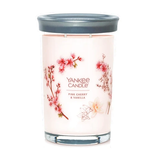 Yankee Candle Pink Cherry & Vanilla Large 2-Wick Signature Tumbler Candle