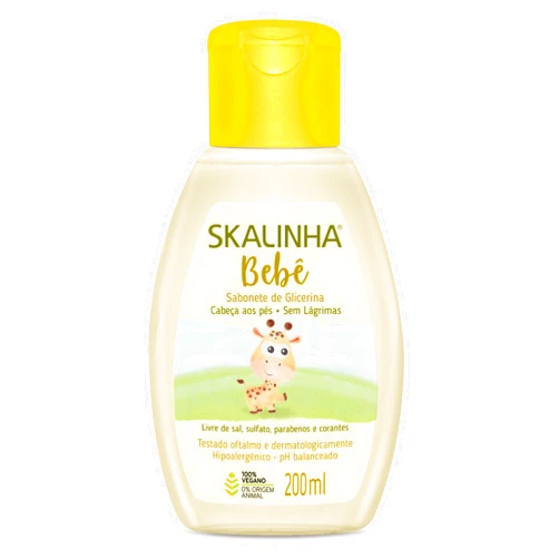 SKALA - Linha Bebe - Sabonete Liquido Lavanda 200 Ml - (Baby Collection - Lavender Liquid Soap 6.76 Fl Oz)