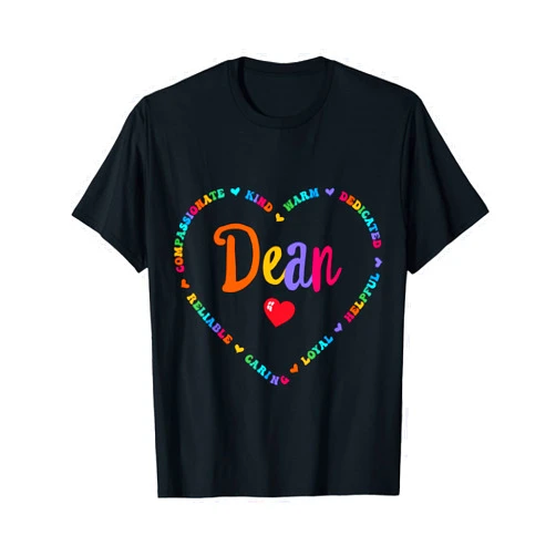 Funny Dean Back To School Gifts Cute Dean Appreciation Week Back to School academic admin T-Shirt