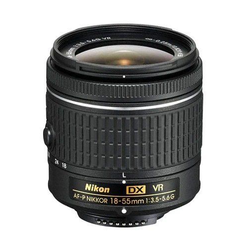 Nikon AF-P DX NIKKOR 18-55mm f/3.5-5.6G VR Lens for Nikon DSLR Cameras (Renewed)