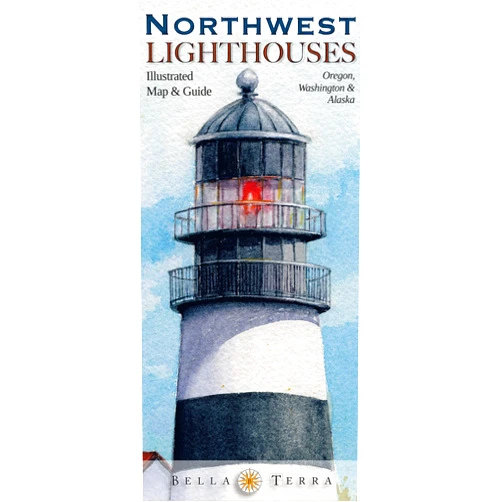 By Bella Stander (Author, Editor), Gerald C. Hill;James Mann;Chris Oldham;Rob Thorpe;Knoll Cartography (Illustrator) Northwest Lighthouses: Illustrated Map & Guide - Oregon, Washington & Alaska