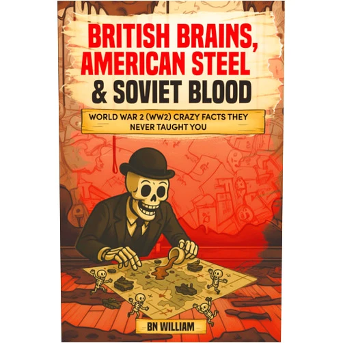 By B N William (Author) World War 2 (WW2) Crazy Facts They Never Taught You; British Brains, American Steel & Soviet Blood: History Buffs Gifts, War Gift, Gift for Dad, Gift for Men
