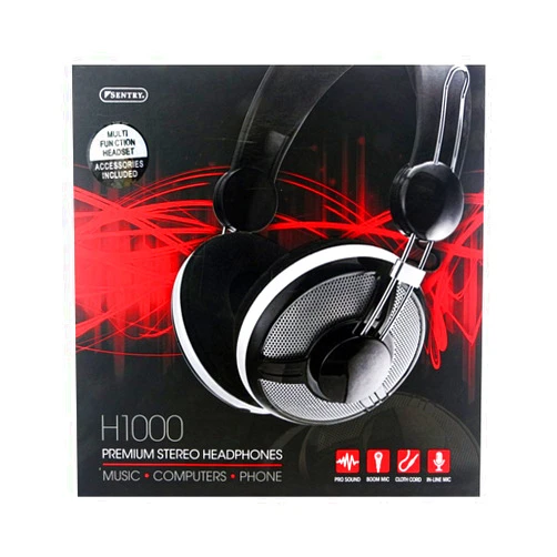 SentrySafe Sentry Wired Stereo Headphones