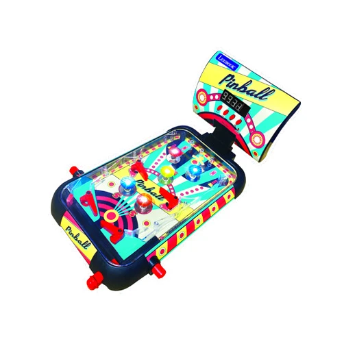 Lexibook Table Electronic Pinball, Action and Reflex Game for Children and Family, LCD Screen, Light and Sound Effects, JG610
