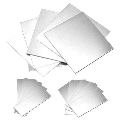 Swpeet 5Pcs 7.5x7.5cm-3x3 Inch Welding Plate Kit, 11 Gauge Mild Steel Welding Plate, Welding Steel Practice and Training Welding Coupons for Stick and Brazing Welding