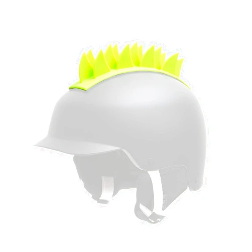 Helmet Head Cool Craniums Green Razorback (Helmet not Included)