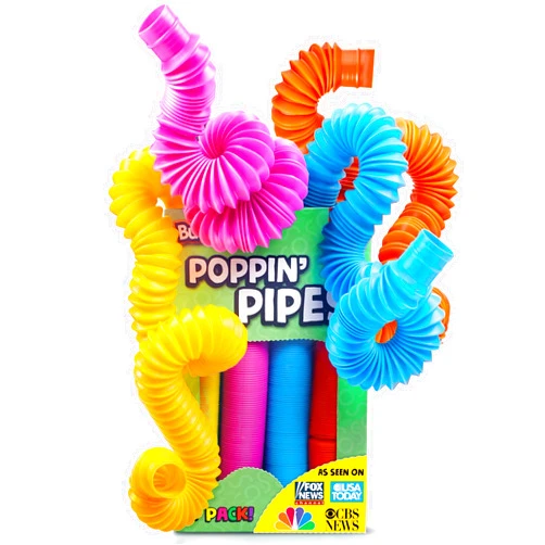BUNMO Pop Tubes - Sensory Toys - Toddler Toys - Imaginative Play & Stimulating Creative Learning - Hours of Fun for Kids - Tons of Ways to Play - Non-Mouthable Toy 3+ - 30 Pack Large