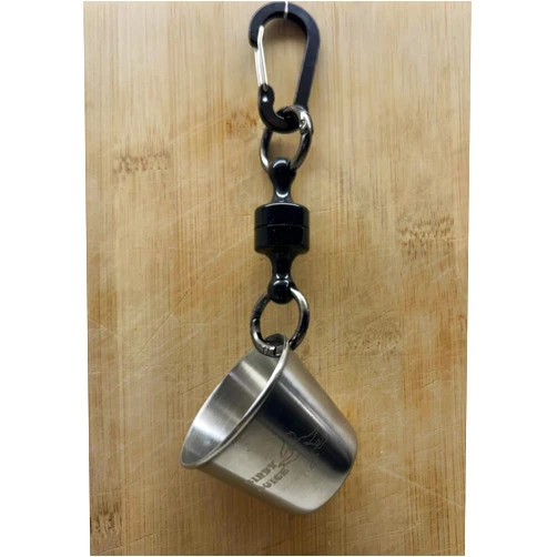 Birdy Juice Shot Glass The Ultimate Birdie Celebration Cup - Carabiner Golf Bag Attachment - Magnetic Food Grade Stainless Cup - Easy Cleaning
