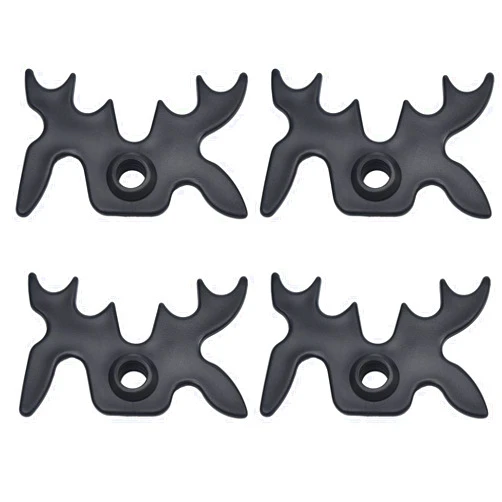 AKIRO 4 Pack Pool Billiard Cue Bridge Head, Portable Moosehead Bridge Head, Billiard Pool Cue Accessories for Pool Table
