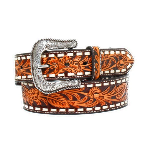 ARIAT Men's Floral Embossed Belt