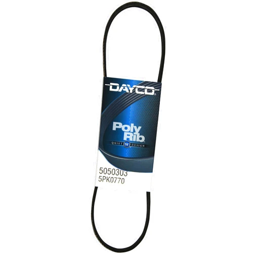 Dayco 5050303 Serpentine Belt , Black