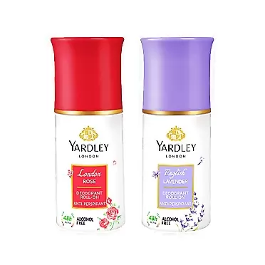 Yardley London Rose And English Lavender Roll-On, Combo Of 2