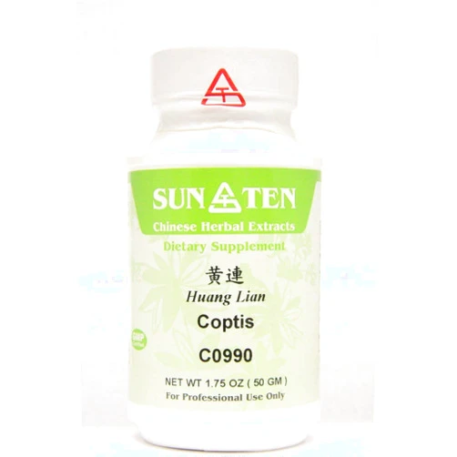 SUN TEN Baicao Sun Ten - Coptis Rhizome Huang Lian Concentrated Granules 50g C0990 by Baicao