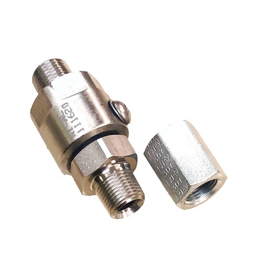 DO IT YOURSELF - BE PREPARED WWW.HOSEKIT.COM Super Swivel Inline 3/8 MXM NPTF Swivel with 3/8 FXF Eaton Adapter PN# SS8MP38XMP38-NI-AL (2714)