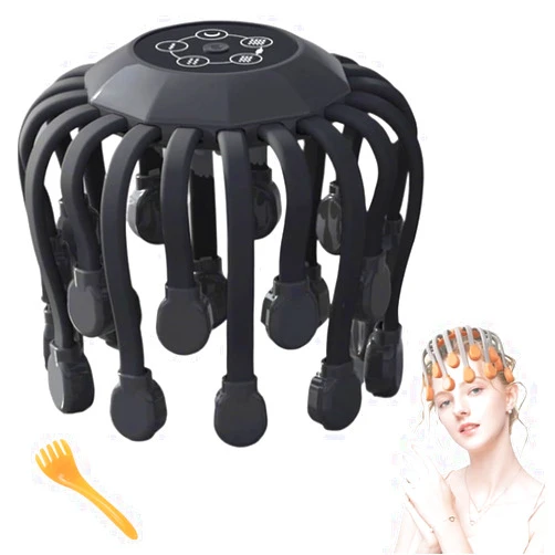LNTVOM Head massagerctorelax Head Massager for Migraine Relief with Music,The Vibra Calm,Headache Massager for Migraines with 20 Vibrating Points,Electric Head Massager Scalp,Scalp Massager Tool