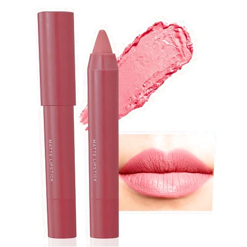BINGBRUSH Crayon Matte Longwear Lipstick Pack Set,Moisture Smooth Color Stick Ultimate Lip Crayon for Makeup Collection - Waterproof Velvet Lipgloss Lip Stain (03#)