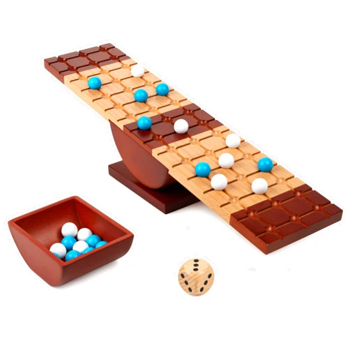 Marbles Rock Me Archimedes, Balancing Strategy Puzzle Marbles Family Board Game Retro STEM Learning Educational Toy, for Adults and Kids Ages 8 and Up