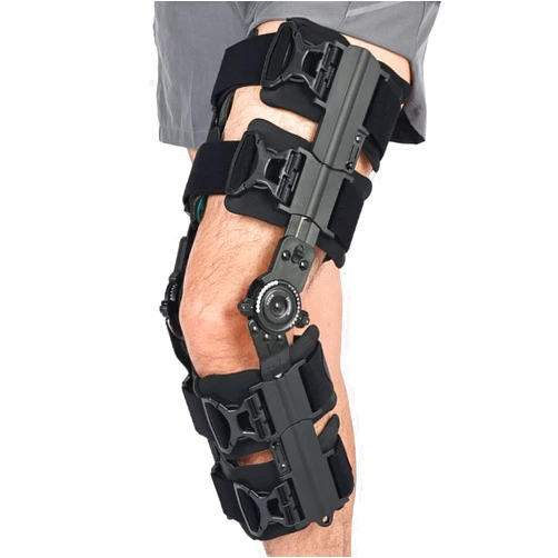 Komzer Hinged Knee Brace for After Surgery Support, Post Op Knee Immobilizer for ACL, MCL, PCL Injure, Meniscus Tear, Preventive Protection & Relief from Knee Joint Pain, for Women and Men