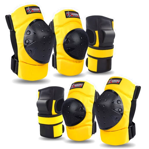 Haomaomao Adult & Kids Knee Pads Elbow Pads Wrist Guards Protective Gear Set for Roller Skates Scooter Inline Skating Cycling BMX Bike Skateboard Riding and Outdoor Extreme Multi-Sports
