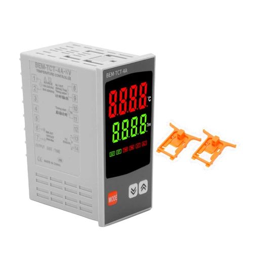Segrehy PID Temperature Controller, Digital Control Box for Heat Press Machine with Time and Temp LED Display BEM 4A KV AC 100 240V
