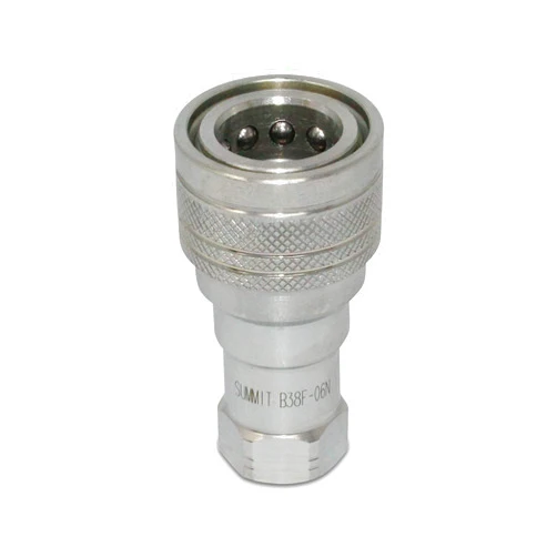 Summit Hydraulics 3/8″ NPT ISO 7241-B Quick Disconnect Hydraulic Female Coupler