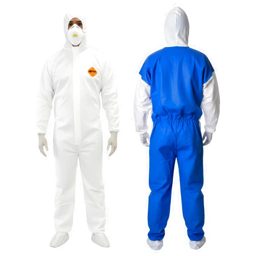 Tiger Tough Products Tiger Tough Heavy Duty White Disposable Coveralls - Industrial Grade Protective Full Body Chemical Suit, Cleaning Jumpsuit