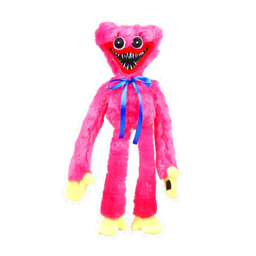 JIANGYOUSI Poppy Playtime Plush Toy Set, Poppy Playtime Huggy Wuggy Plushies, Horror Game Doll Blue Sausage Monster Horror Plush for Kid and Fans (Color : 40cm/Pink)